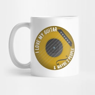 Introverted Guitarist Joke Mug